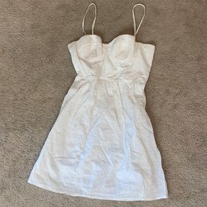 White lace dress